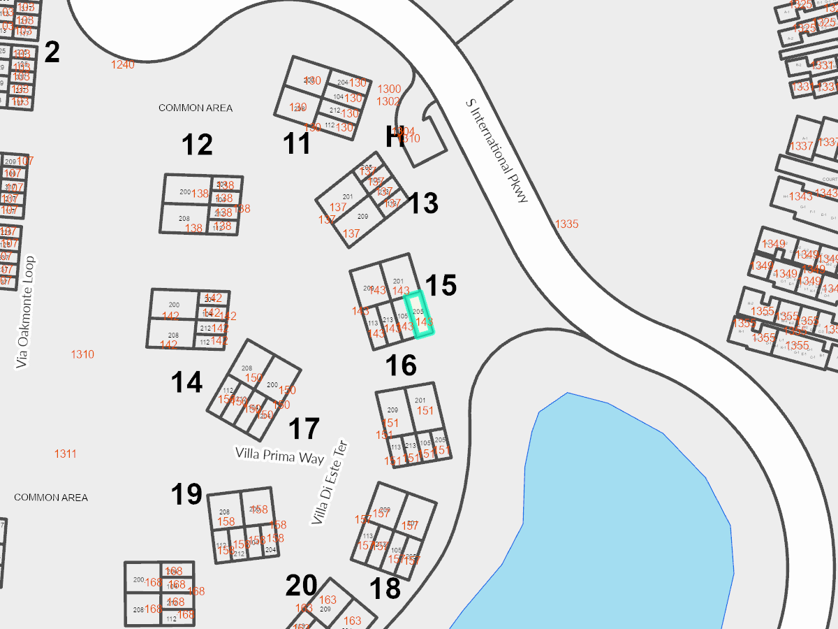 143 Villa Di Este Ter Unit 205  